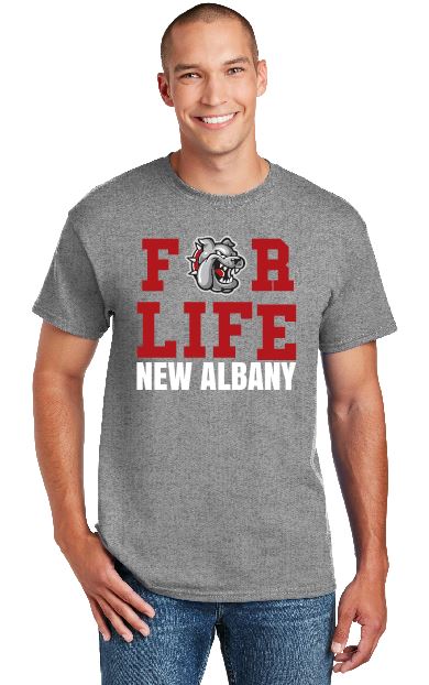 New Albany Bulldogs For Life T-Shirt