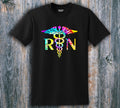 Nurse Rainbow Tie-Dye T-Shirt