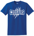 North Harrison Cougars Slash T- Shirt