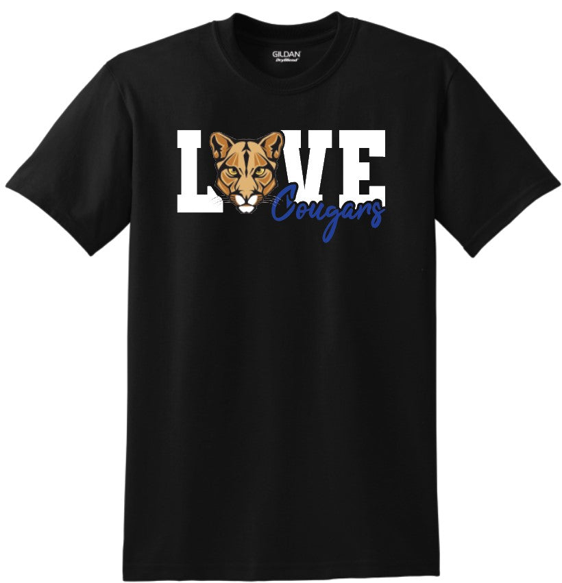 North Harrison Cougars LOVE T-Shirt