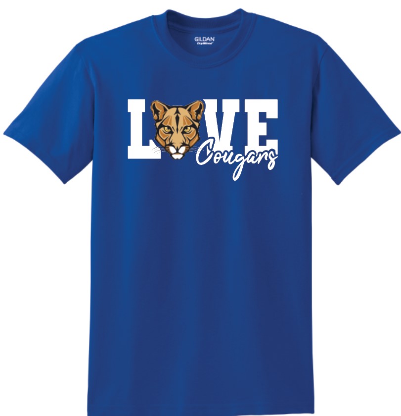 North Harrison Cougars LOVE T-Shirt