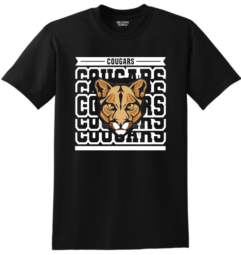 North Harrison Cougars Stacked Lettering T-Shirt