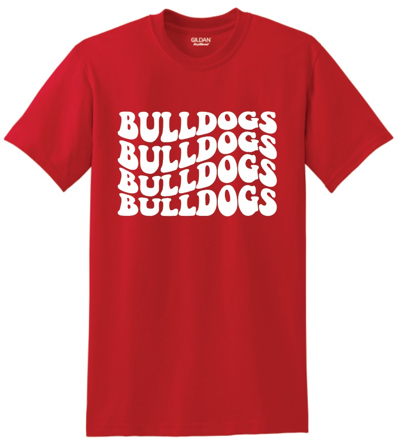 New Albany Bulldogs Wave T-Shirt