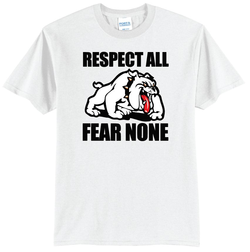 New Albany Bulldogs Respect and Fear T-Shirt