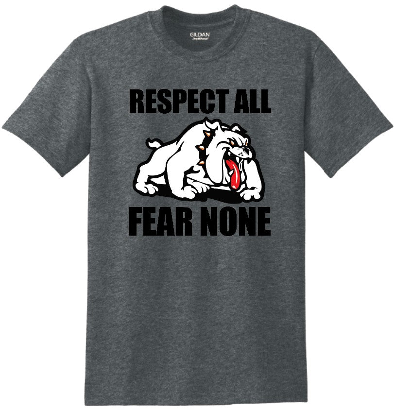 New Albany Bulldogs Respect and Fear T-Shirt
