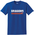Silver Creek Dragons Stacked with Mascot T-Shirt