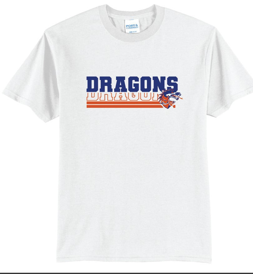 Silver Creek Dragons Stacked with Mascot T-Shirt